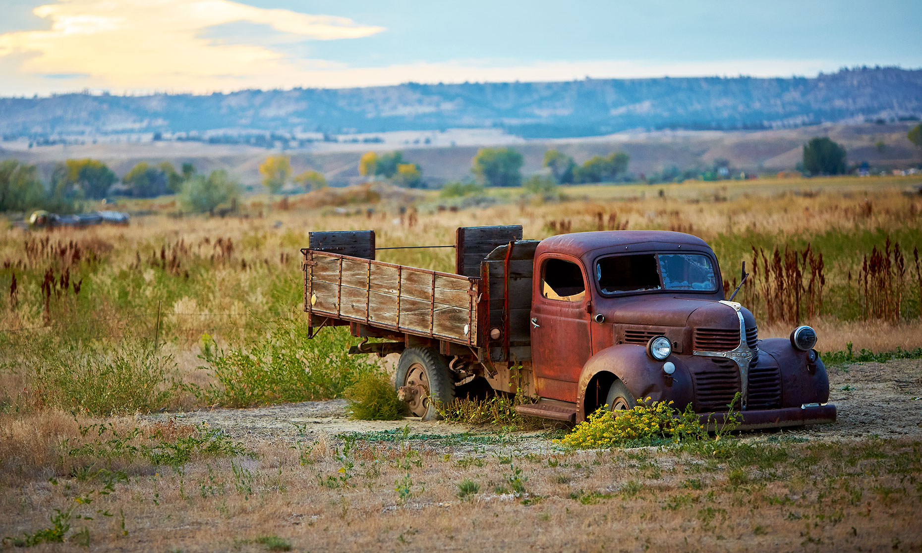 Brian Pietrini | Fine Art Landscape Photographer | Broke Down Truck Montana | www.pietriniphoto.com